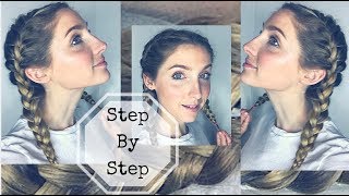 EASY FRENCH BRAID TUTORIAL HOW TO FRENCH BRAID [upl. by Neidhardt]