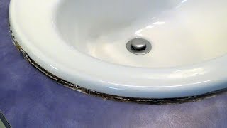 How to ReCaulk a Sink [upl. by Galang]