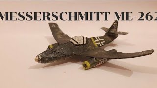 world of warplanes how to make a ww2 messerschmitt fighter plane using cardboard [upl. by Alcott]