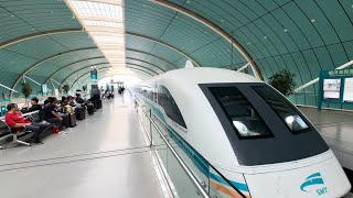 Maglev train journey Shanghai China [upl. by Gaskill]