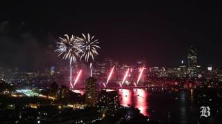 4th of July fireworks in Boston [upl. by Noiztneb]