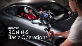 How to Operate the DJI RoninS [upl. by Proudfoot543]