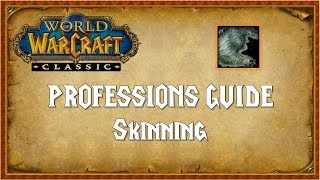 Classic WoW Profession Guide  Skinning [upl. by Llednew]