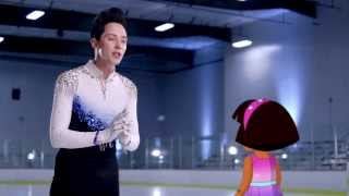 Johnny Weir Guest Stars On Dora The Explorer [upl. by Bakemeier]