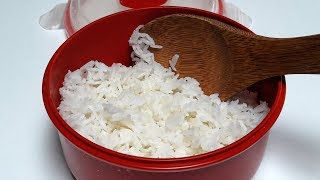 How To Cook Perfect Rice In Microwave [upl. by Anaiviv316]