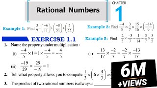 Chapter 1 Rational Numbers  Exercise 11  Class 8 Maths  RBSE CBSE NCERT [upl. by Eberta946]