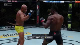 UFC Free Fight Uriah Hall vs Anderson Silva [upl. by Nosemaj]