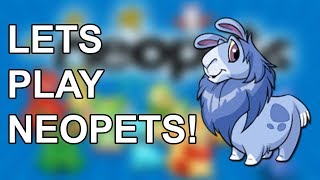 Lets Play Neopets Episode 1 Neopets 100 Playthrough [upl. by Aekal]