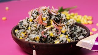 Grofers  Palak Corn Rice  Delicious Recipes  Healthy Recipe [upl. by Portuna86]