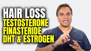 Hair Loss Testosterone DHT Finasteride and Estrogen How Does It All Fit Together [upl. by Noble497]