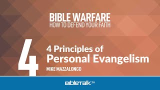 4 Principles of Personal Evangelism – Mike Mazzalongo  BibleTalktv [upl. by Eniak108]