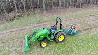 Tree Planting with a Mechanical Planter [upl. by Benoite]