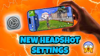 Free Fire iPhone Settings sensitivity 2023  FASTER Than PC 😱 [upl. by Oakman150]