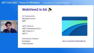 Bringing the Best of the Web to Your NET Windows Apps with WebView2 [upl. by Aerdnaek969]