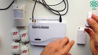 Wireless GSM Alarm Systems Security PART 2 SETTING [upl. by Alikam]