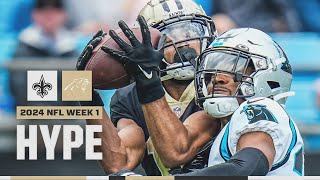 HYPE Saints vs Panthers  2024 NFL Week 1 [upl. by Delia]