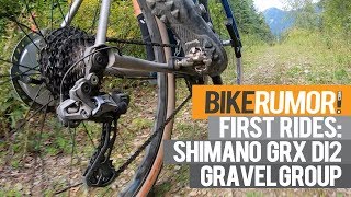 Shimano GRX Di2  First Ride Review [upl. by Siva]