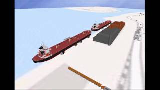 Port Logistics Simulation Using Simio [upl. by Nemrak]