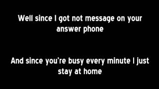 Bee Gees  Alone lyrics [upl. by Moffat]