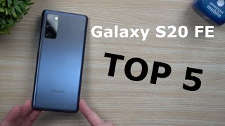 Samsung Galaxy S20 FE Fan Edition TOP 5 FEATURES [upl. by Deppy168]