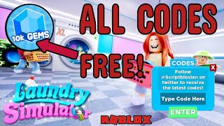 ROBLOX LAUNDRY SIMULATOR CODES [upl. by Coulter]