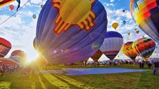 The Worlds Largest Hot Air Balloon Fiesta In 4K [upl. by Grosvenor]