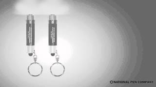 Personalized Promotional LED Flashlight Key Chain by National Pen [upl. by Malone]