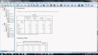 Frequencies Analysis in SPSS [upl. by Eniahs741]