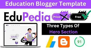 Edupedia  Education Blogger Template [upl. by Narf983]