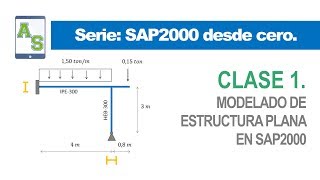 Curso SAP2000 desde cero  Clase 1 [upl. by Tena]