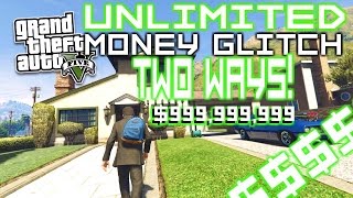 EASIEST GTA 5 MONEY GLITCH TWO WAYS STORY MODE Xbox One amp PS4 [upl. by Jutta176]