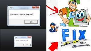 How to fixquot Unable to Initialized by SteamAPIquot in all Softwares [upl. by Loredana374]