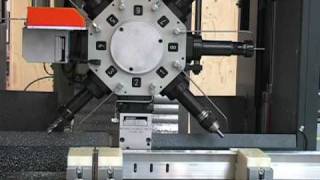 Elumatec SBZ 130 Profile Machining Center [upl. by Nivlam90]