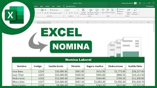 Excel Nómina laboral básica Para cualquier país [upl. by Haeckel512]