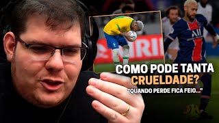 CASIMIRO REAGE TODOS OS PÊNALTIS DO NEYMAR ATÉ NOVEMBRO DE 2022  Cortes do Casimito [upl. by Sieracki]