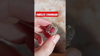 Rubellite Tourmaline ring perak [upl. by Ynattyrb616]