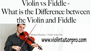 Fiddle vs Violin Differences Explained [upl. by Ynwat903]