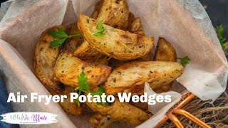 Air Fryer Potato Wedges Recipe [upl. by Albina]