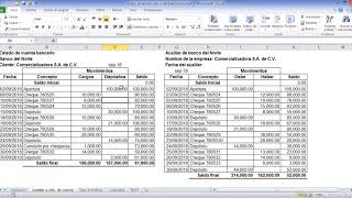 Cómo realizar conciliaciones bancarias en Excel [upl. by Owades]