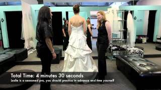 How to properly get into a wedding dress [upl. by Gareth]