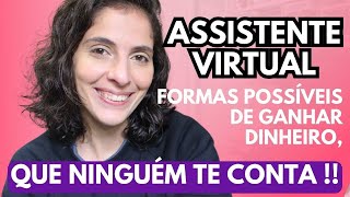 IDEIAS PARA TRABALHAR COMO ASSISTENTE VIRTUAL [upl. by Nimsaj]