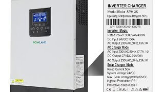 Inversor Powland 3000VA2400W 24V [upl. by Akeihsat]