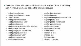 Mosaic CP TA5000 FTTP  Introduction to the Mosaic CP GUI [upl. by Refitsirhc184]