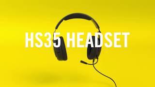 CORSAIR HS35 Stereo Gaming Headset  Make Audio Your Ally [upl. by Domella]