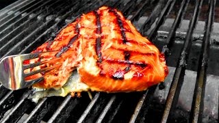 How to Grill Glazed Salmon [upl. by Dimah570]