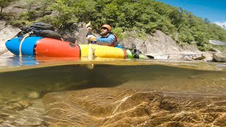 Packrafting 5 Days  North Carolina Wilderness Wilson Creek [upl. by Ellita416]