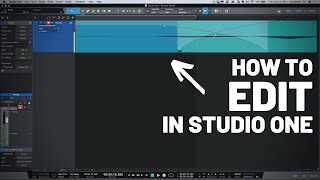 How to Edit Audio in Studio One  PreSonus [upl. by Anilef936]