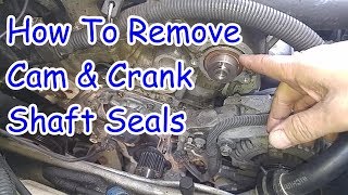 4 Ways To Remove Camshaft And Crankshaft Seals [upl. by Dorsy]