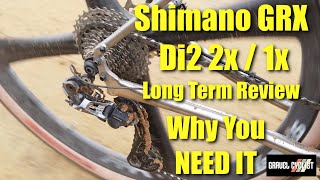 Shimano GRX Di2 LongTerm Review Why You NEED IT [upl. by Weidman848]