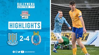 MATCH HIGHLIGHTS  Ballymena United 24 Dungannon Swifts [upl. by Spalding]